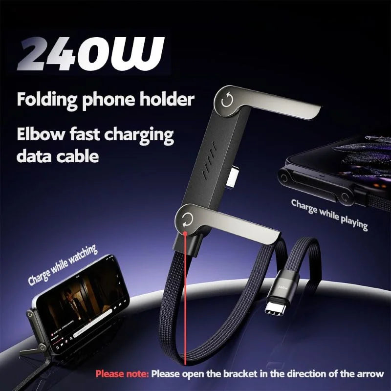 Kick Cable Folding Fast Charger