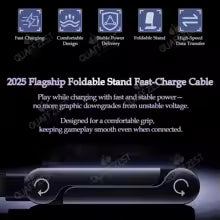 Kick Cable Folding Fast Charger