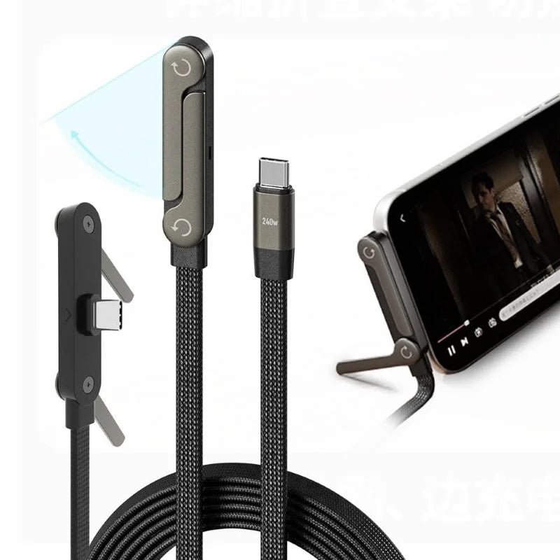 Kick Cable Folding Fast Charger